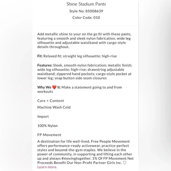 Free People Stadium Pants - Picture 11 of 11